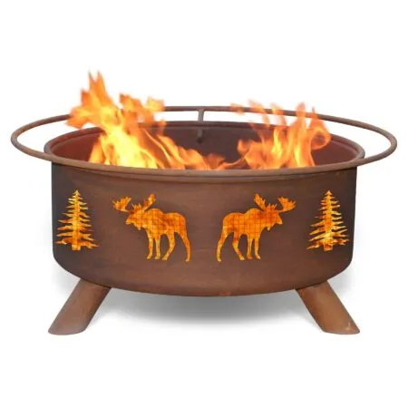Patina Products F108 Moose & Tree Fire Pit